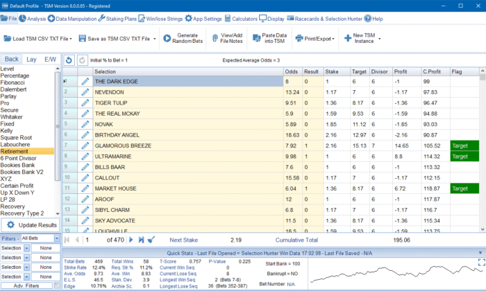 TSM V8 Main Screen Screenshot